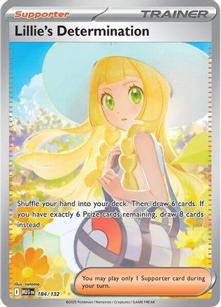 Lillie's Determination 184/132 - ME01 Mega Evolution Holofoil - for just $60! 