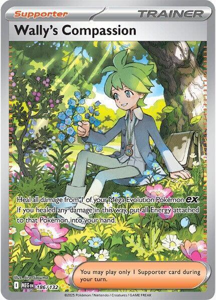 Wally's Compassion (186/132) [Mega Evolutions: Base Set] - for just $8.85! 