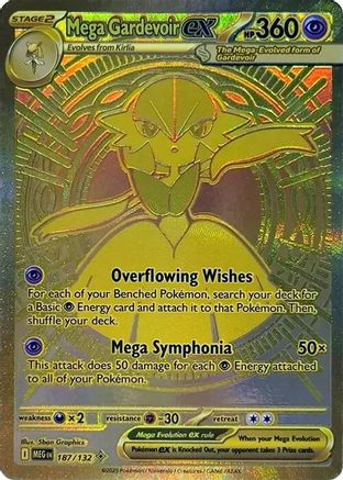 Mega Gardevoir ex 187/132 - ME01 Mega Evolution Holofoil - for just $197.50! 