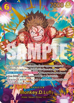 Monkey.D.Luffy - EB02-061 (SP) (EB02-061) - Premium Booster -The Best- Vol. 2 Foil - for just $220.22! 
