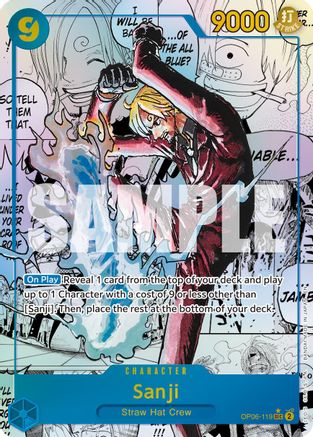 Sanji (Manga) (OP06-119) - Premium Booster -The Best- Vol. 2 Foil - for just $1006.95! 