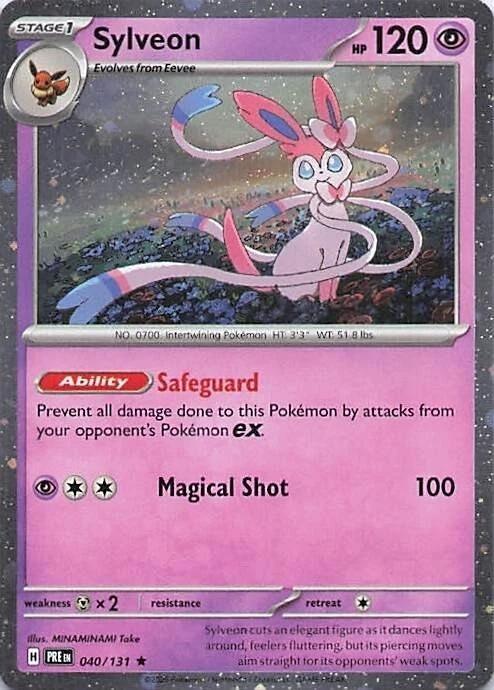 Sylveon (040/131) (Cosmos Holo) [Miscellaneous Cards] - for just $2.25! 
