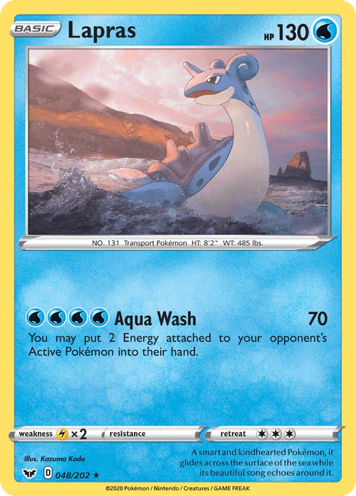 Lapras (048/202) [Sword & Shield: Base Set] - for just $0.10! 