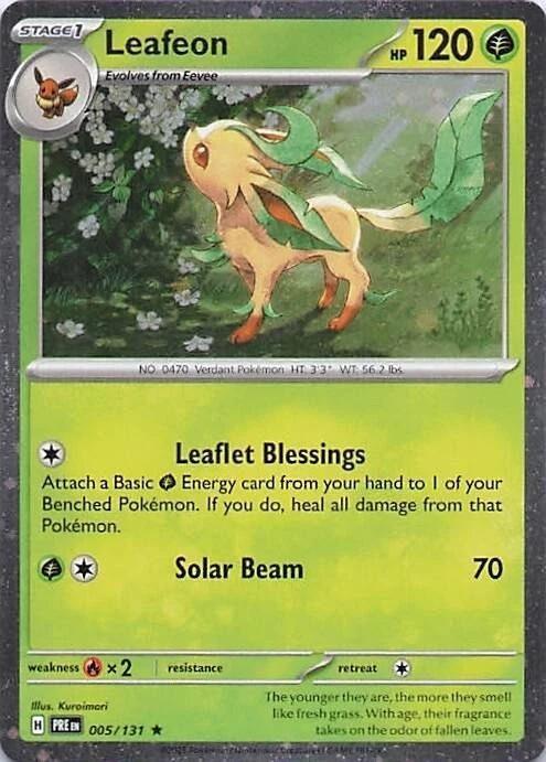 Leafeon (005/131) (Cosmos Holo) [Miscellaneous Cards] - for just $0.75! 