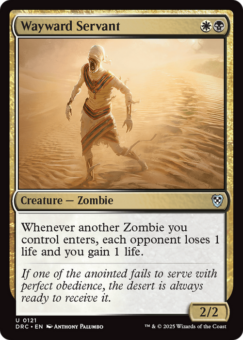 Wayward Servant (DRC-121) - Commander: Aetherdrift - for just $0.06! 