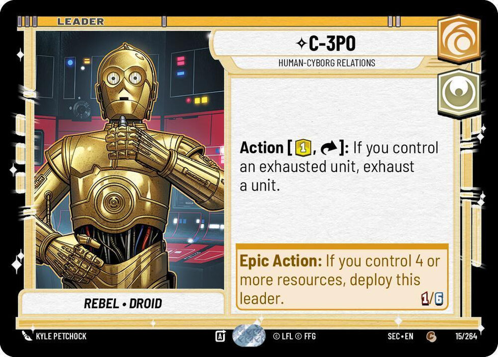C-3PO (15/264) - Human-Cyborg Relations (15/264) [Secrets of Power] - for just $0.10! 
