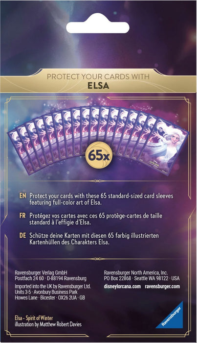 Disney Lorcana: The First Chapter Card Sleeve Pack - Elsa - for just $12.50! 