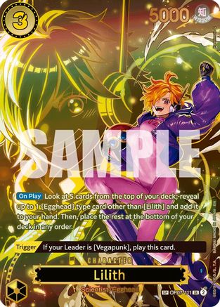 Lilith - OP07-111 (SP) (OP07-111) - Carrying On His Will Foil - for just $36.15! 