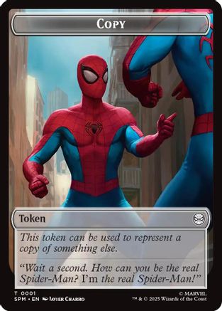 Copy // Human Citizen Double-Sided Token (SPM-1 // 4) - Marvel's Spider-Man Foil - for just $0.29! 