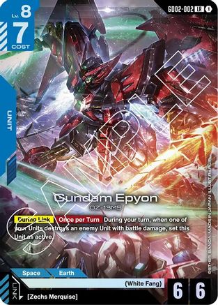 Gundam Epyon (GD02-002) - Dual Impact Holofoil - for just $1.33! 