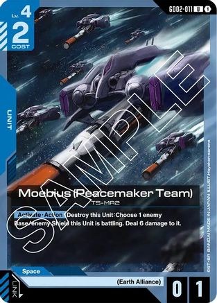 Moebius (Peacemaker Team) (GD02-011) - Dual Impact - for just $0.02! 