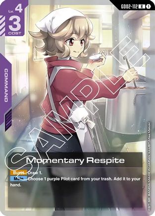 Momentary Respite (GD02-112) - Dual Impact Holofoil - for just $0.11! 