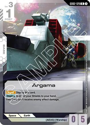 Argama (GD02-129) - Dual Impact Holofoil - for just $0.37! 