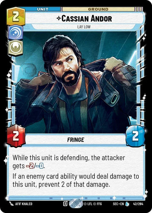 Cassian Andor (42/264) - Lay Low (42/264) [Secrets of Power] - for just $0.60! 