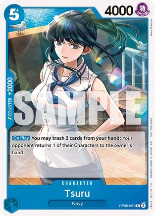 Tsuru (Tournament Pack 2025 Vol. 4) (OP06-051) - One Piece Promotion Cards - for just $0.13! 
