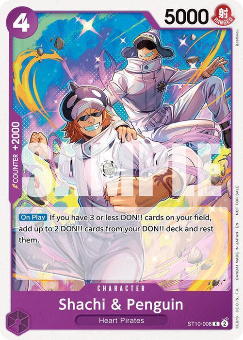 Shachi & Penguin (Tournament Pack 2025 Vol. 4) [One Piece Promotion Cards] - for just $0.10! 