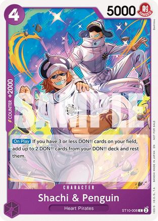 Shachi & Penguin (Tournament Pack 2025 Vol. 4) (ST10-008) - One Piece Promotion Cards - for just $0.13! 