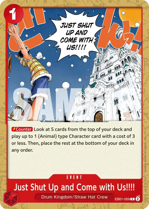 Just Shut Up and Come with Us!!!! (Reprint) [Premium Booster -The Best- Vol. 2] - for just $0.10! 