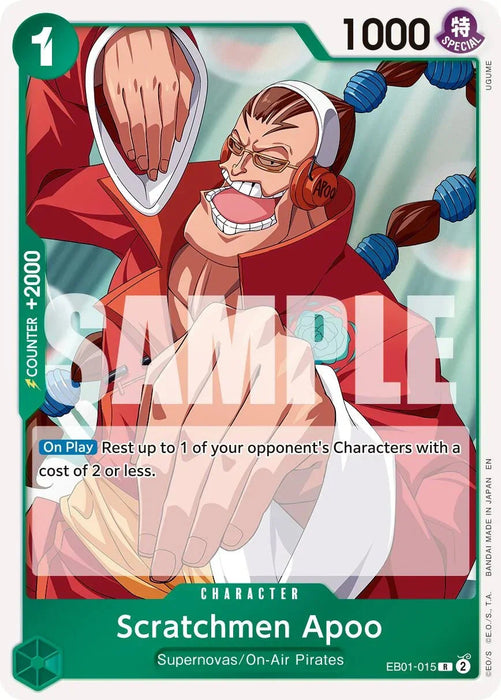 Scratchmen Apoo (EB01-015) (Reprint) [Premium Booster -The Best- Vol. 2] - for just $0.20! 