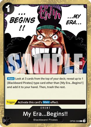 My Era...Begins!! (Reprint) (OP09-096) - Premium Booster -The Best- Vol. 2 Foil - for just $0.33! 