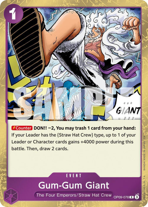 Gum-Gum Giant (Reprint) [Premium Booster -The Best- Vol. 2] - for just $0.15! 