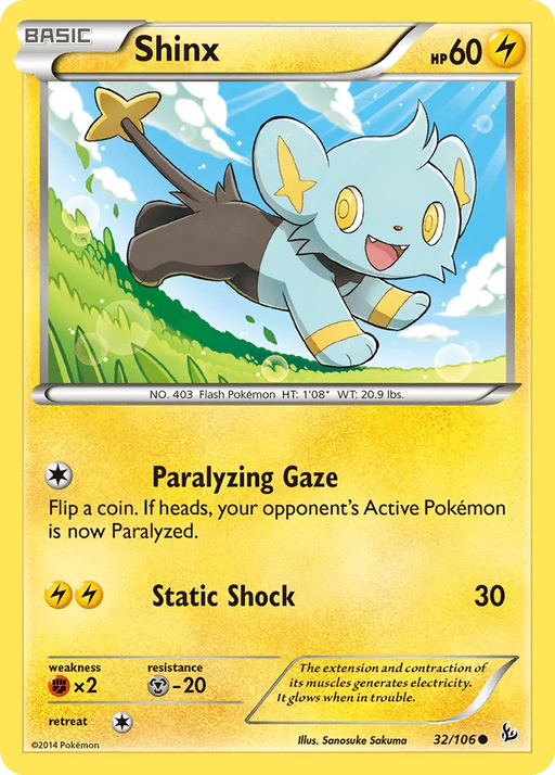 Shinx (32/106) [XY: Flashfire] - for just $0.15! 
