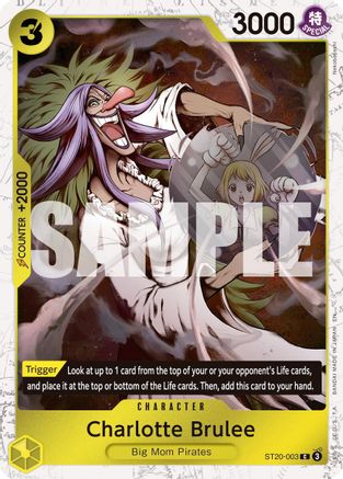 Charlotte Brulee (Pirate Foil) (ST20-003) - Premium Booster -The Best- Vol. 2 Foil - for just $0.08! 