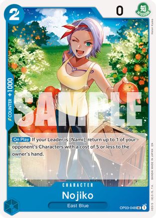 Nojiko (Reprint) (OP03-048) - Premium Booster -The Best- Vol. 2 - for just $0.10! 