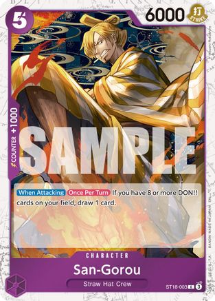 San-Gorou (Pirate Foil) (ST18-003) - Premium Booster -The Best- Vol. 2 Foil - for just $0.10! 