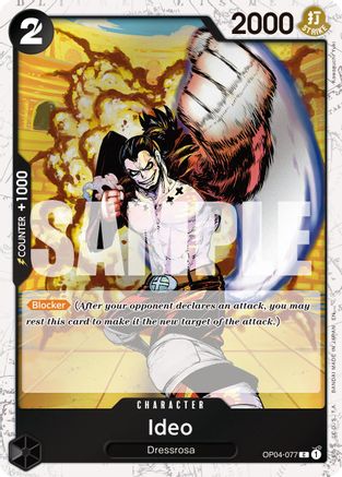 Ideo (Pirate Foil) (OP04-077) - Premium Booster -The Best- Vol. 2 Foil - for just $0.08! 