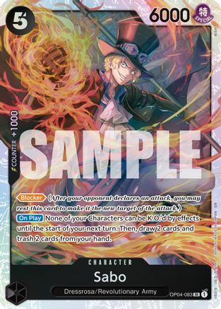 Sabo - OP04-083 (Reprint) (OP04-083) - Premium Booster -The Best- Vol. 2 Foil - for just $0.23! 
