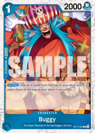 Buggy - ST17-003 (Pirate Foil) (ST17-003) - Premium Booster -The Best- Vol. 2 Foil - for just $0.13! 