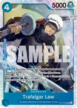 Trafalgar Law - ST17-002 (Reprint) (ST17-002) - Premium Booster -The Best- Vol. 2 Foil - for just $0.17! 