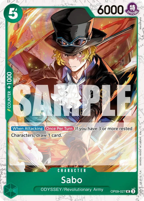 Sabo (OP09-027) (Pirate Foil) [Premium Booster -The Best- Vol. 2] - for just $0.10! 