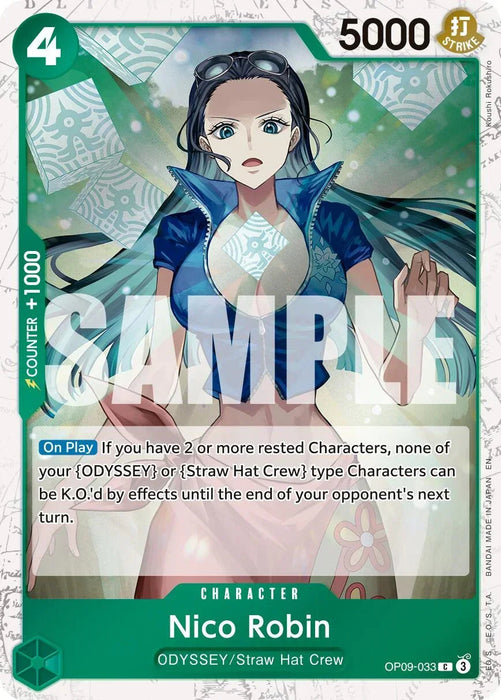 Nico Robin (OP09-033) (Pirate Foil) [Premium Booster -The Best- Vol. 2] - for just $0.15! 