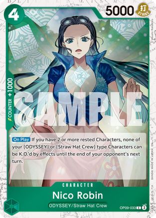 Nico Robin - OP09-033 (Pirate Foil) (OP09-033) - Premium Booster -The Best- Vol. 2 Foil - for just $0.20! 