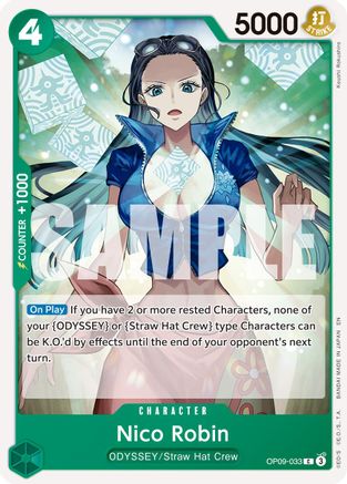 Nico Robin - OP09-033 (Reprint) (OP09-033) - Premium Booster -The Best- Vol. 2 - for just $0.08! 