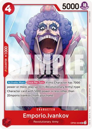 Emporio.Ivankov (Reprint) (OP05-004) - Premium Booster -The Best- Vol. 2 - for just $0.05! 