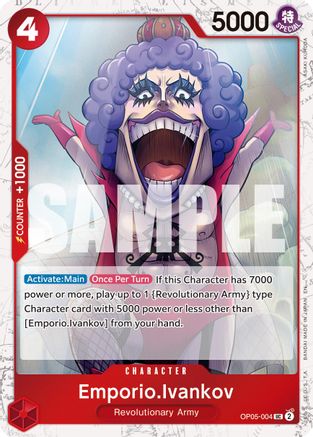 Emporio.Ivankov (Pirate Foil) (OP05-004) - Premium Booster -The Best- Vol. 2 Foil - for just $0.10! 