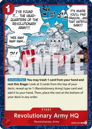 Revolutionary Army HQ (Pirate Foil) (OP05-021) - Premium Booster -The Best- Vol. 2 Foil - for just $0.28! 