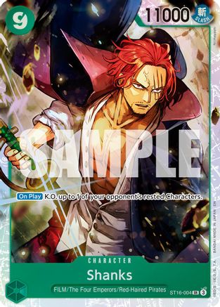 Shanks - ST16-004 (Reprint) (ST16-004) - Premium Booster -The Best- Vol. 2 Foil - for just $0.40! 