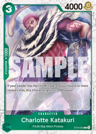 Charlotte Katakuri (Pirate Foil) (ST16-003) - Premium Booster -The Best- Vol. 2 Foil - for just $0.08! 