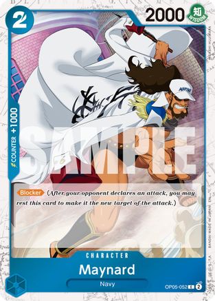 Maynard (Pirate Foil) (OP05-052) - Premium Booster -The Best- Vol. 2 Foil - for just $0.10! 
