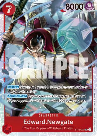 Edward.Newgate - ST15-002 (Reprint) (ST15-002) - Premium Booster -The Best- Vol. 2 Foil - for just $0.28! 