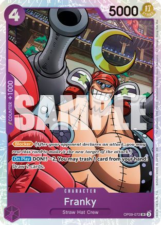 Franky - OP09-072 (Reprint) (OP09-072) - Premium Booster -The Best- Vol. 2 Foil - for just $0.28! 