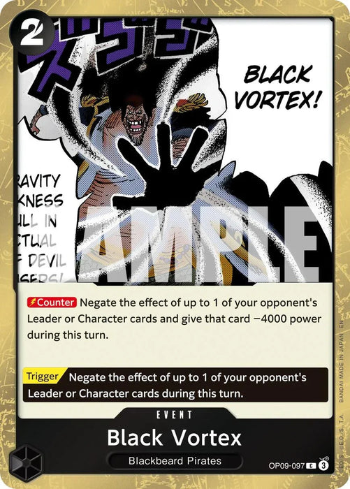 Black Vortex (Pirate Foil) [Premium Booster -The Best- Vol. 2] - for just $0.20! 