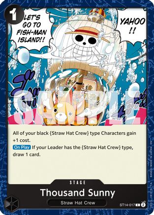 Thousand Sunny (Reprint) (ST14-017) - Premium Booster -The Best- Vol. 2 - for just $0.05! 