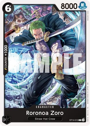 Roronoa Zoro - ST14-013 (Reprint) (ST14-013) - Premium Booster -The Best- Vol. 2 - for just $0.05! 