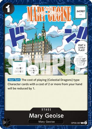 Mary Geoise (Reprint) (OP05-097) - Premium Booster -The Best- Vol. 2 - for just $0.05! 