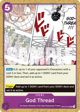 God Thread (Reprint) (OP10-079) - Premium Booster -The Best- Vol. 2 - for just $0.08! 
